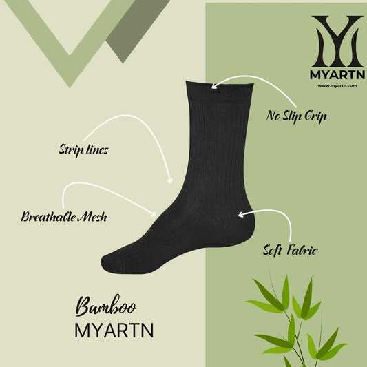 Bamboo Formal Socks – Black