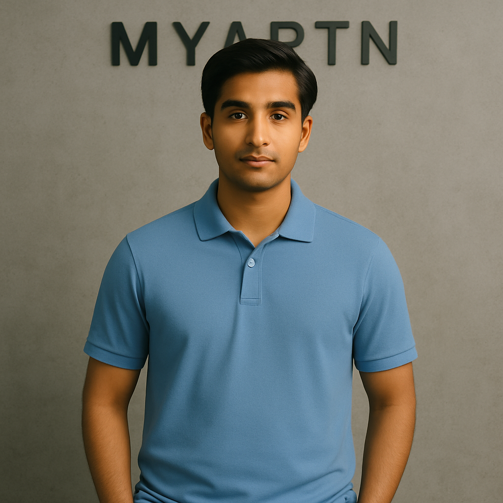 Sky Blue Men’s Polo T-Shirt