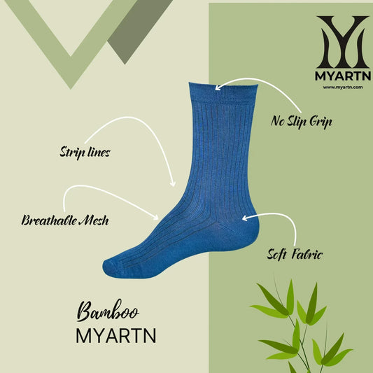 Bamboo Formal Socks – Navy Blue