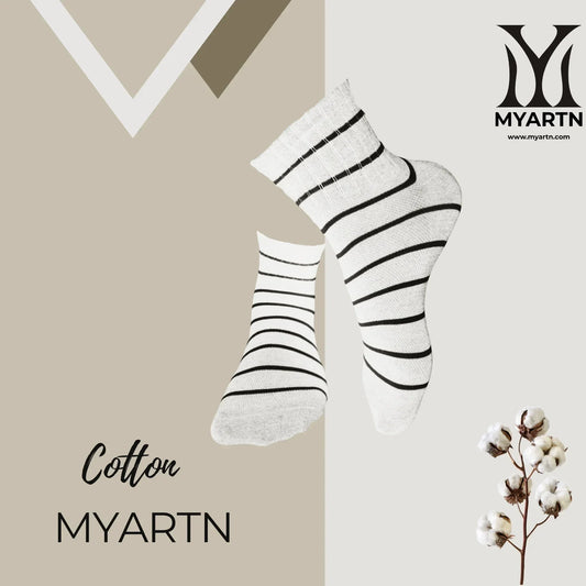 Gray Ankle Socks with Textured Knit Design ( Pack of 5)