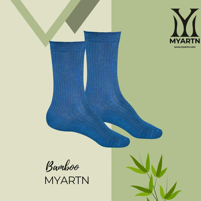 Bamboo Formal Socks – Navy Blue