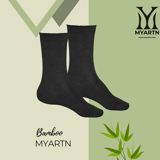 Bamboo Formal Socks – Black