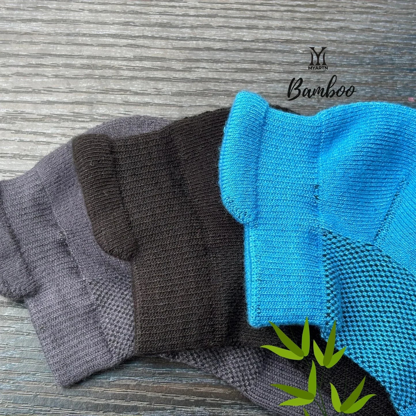 Bamboo Collar Pack of 3 – Black + Dark Grey + Royal Blue