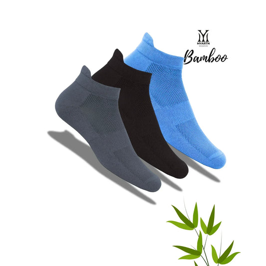 Bamboo Collar Pack of 3 – Black + Dark Grey + Royal Blue