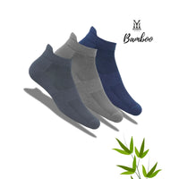 Bamboo Collar Pack of 3 – Dark Grey + Light Grey + Navy Blue