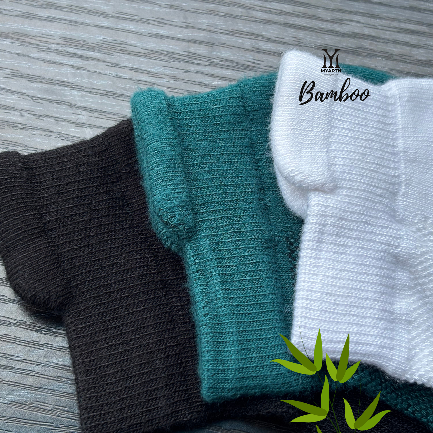 Bamboo Collar Pack of 3 – Dark Grey + Light Grey + Navy Blue