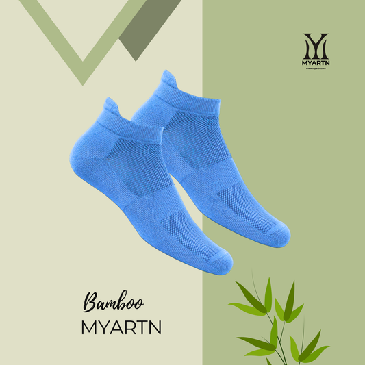 Bamboo Collar Socks – Royal Blue