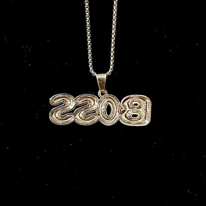 Men's Stainless Steel  Pendent Boss  Iced out Chain - Silver