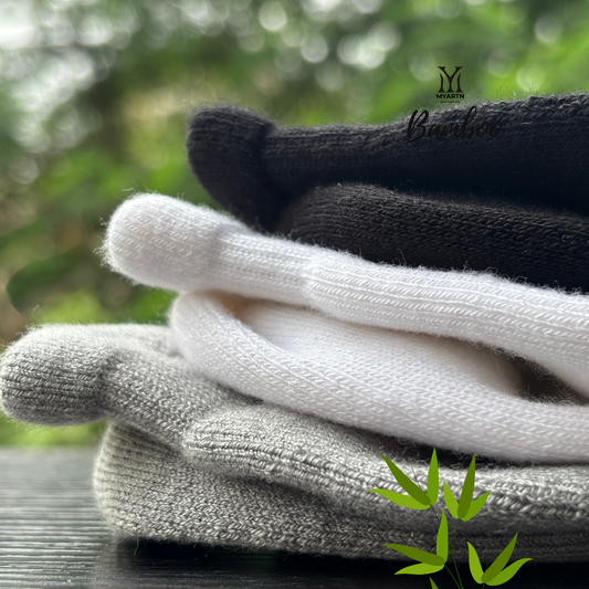 Bamboo Collar Pack of 3 – Black + White + Light Grey
