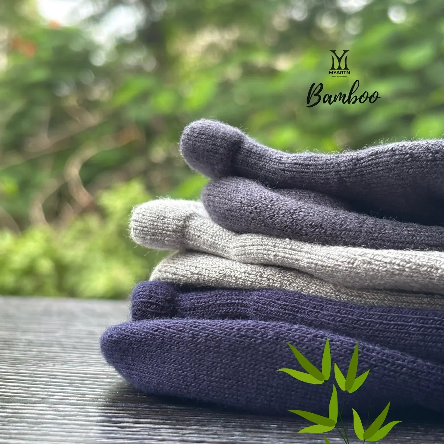 Bamboo Collar Pack of 3 – Dark Grey + Light Grey + Navy Blue