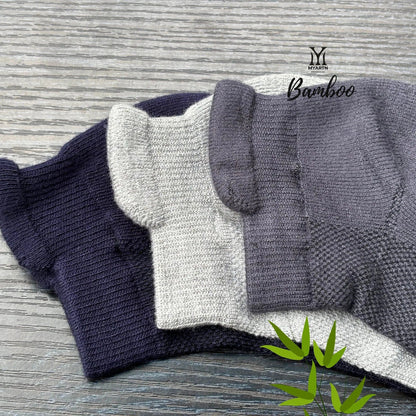 Bamboo Collar Pack of 3 – Dark Grey + Light Grey + Navy Blue
