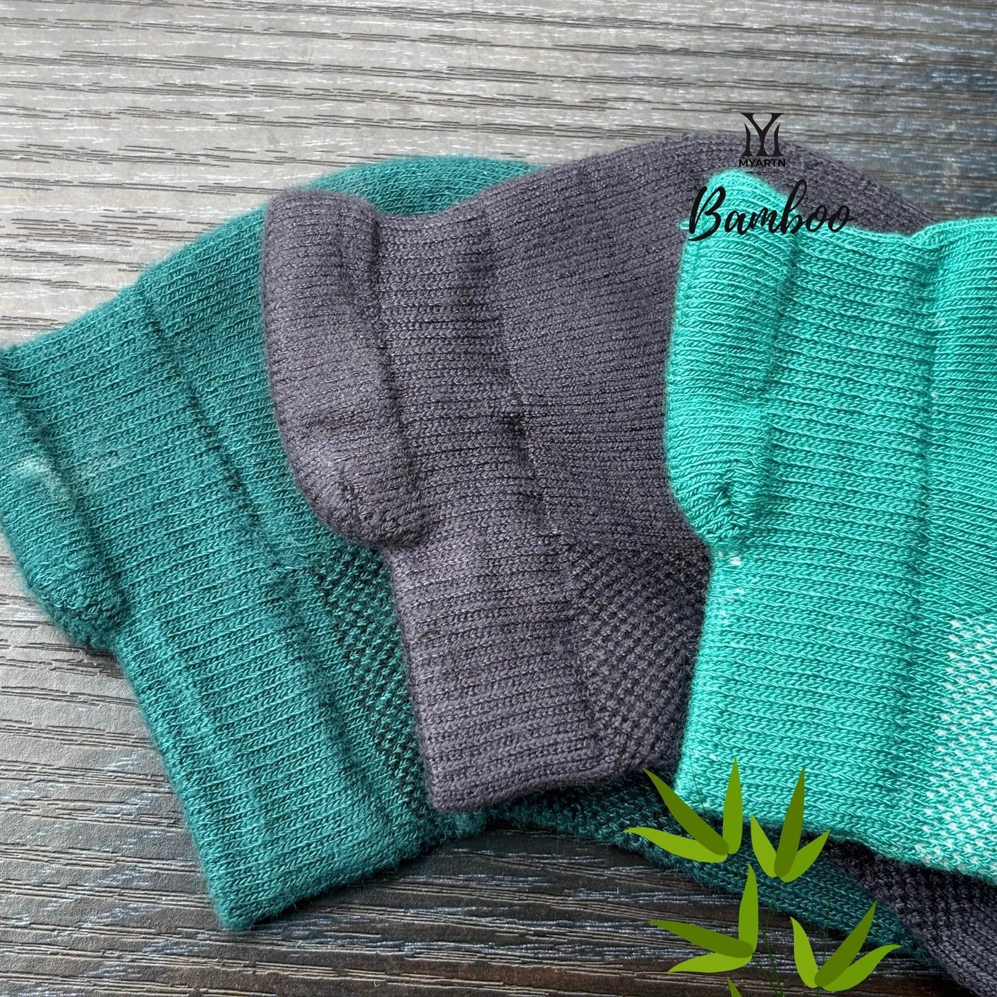 Bamboo Collar Pack of 3 – Dark Grey + Royal Green + Teal Green