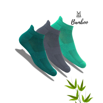 Bamboo Collar Pack of 3 – Dark Grey + Royal Green + Teal Green