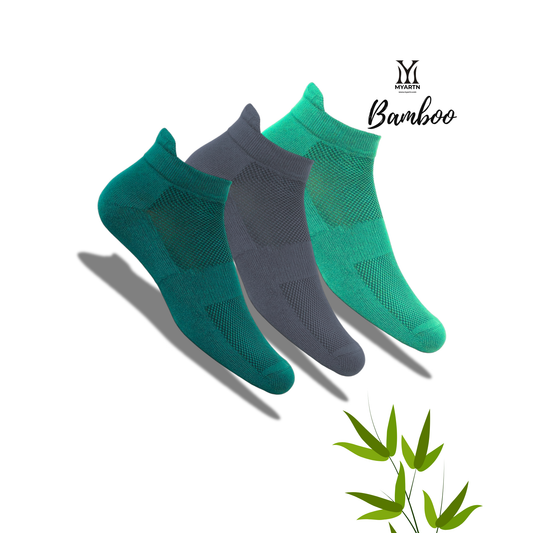 Bamboo Collar Pack of 3 – Dark Grey + Royal Green + Teal Green