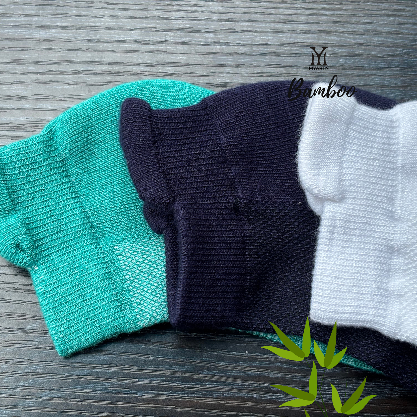 Bamboo Collar Pack of 3 – Royal Green + Navy Blue + White
