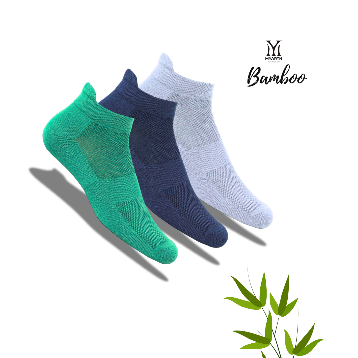 Bamboo Collar Pack of 3 – Royal Green + Navy Blue + White