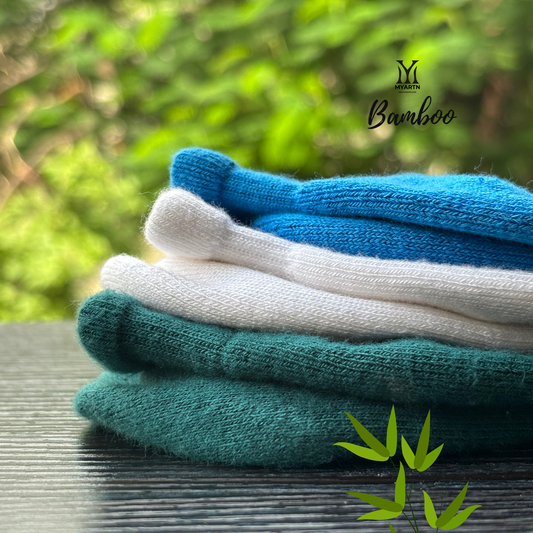 Bamboo Collar Pack of 3 – White + Teal Green + Royal Blue